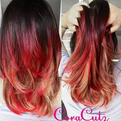 Red Hair Highlights