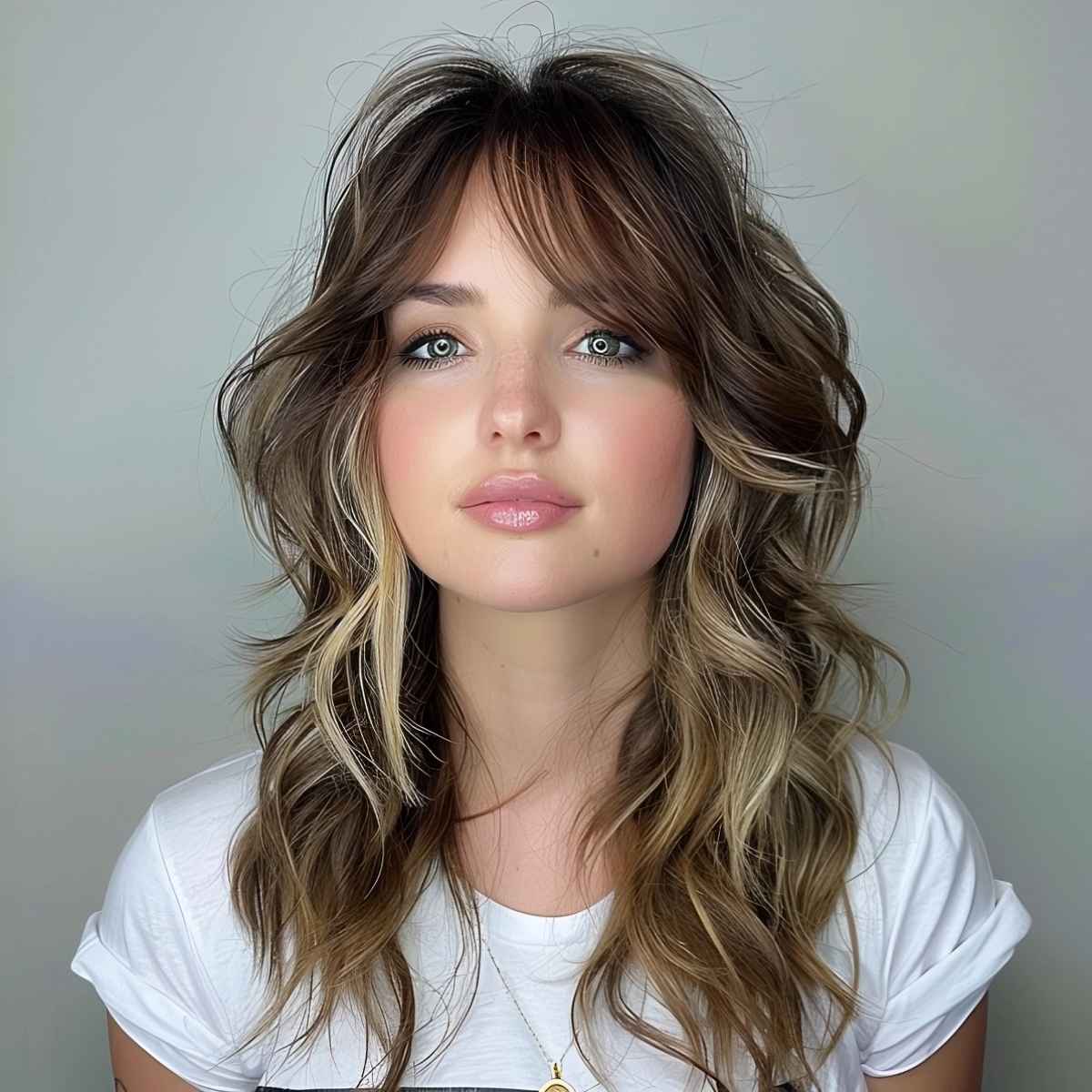 Long Layered Haircuts that Slim the Look of Women with Full Faces 2024