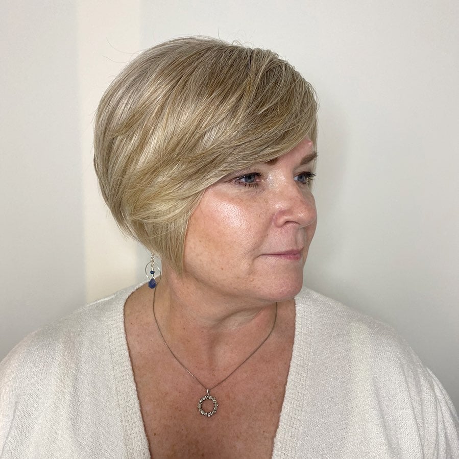 Short Graduated Bob for Thin Hair