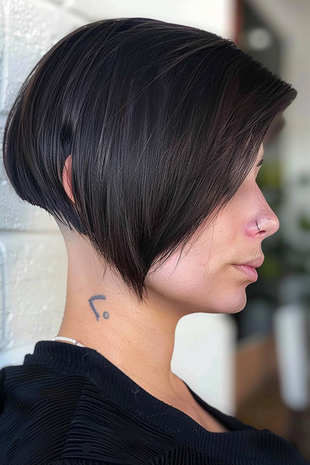 Polished Angled Contour Bob