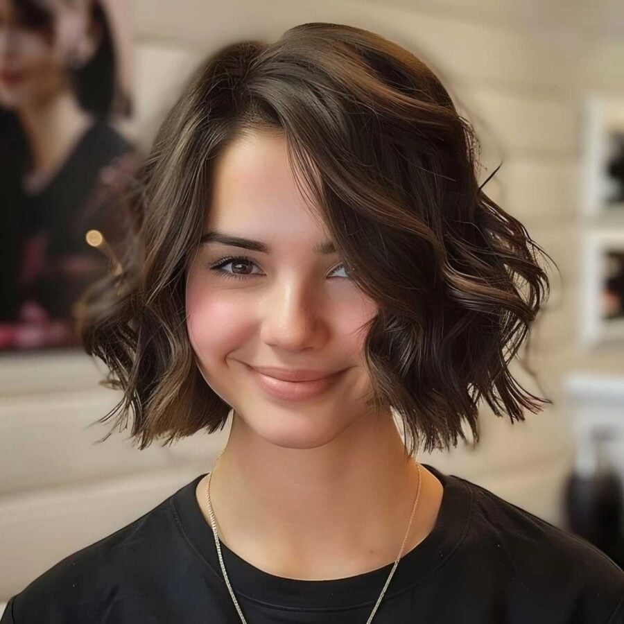 Textured Bob for a Stylish and Versatile Look