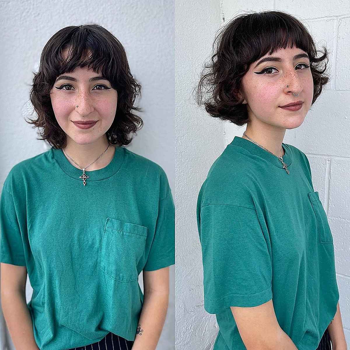 Contemporary Bob with Bangs