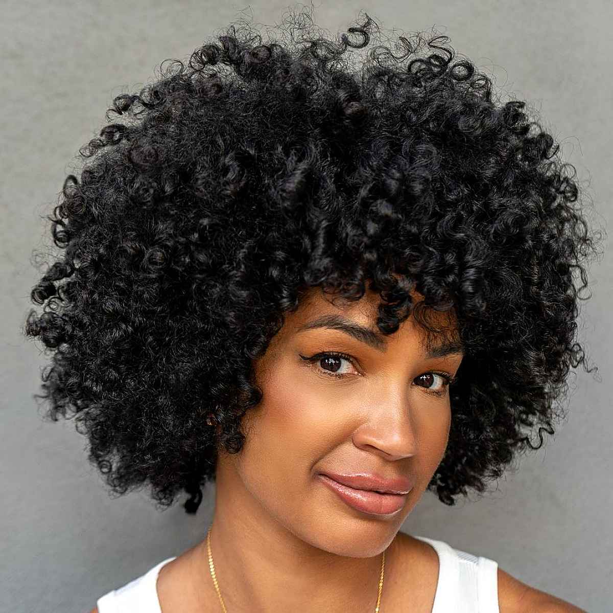Short Bob for Thick, Curly Hair