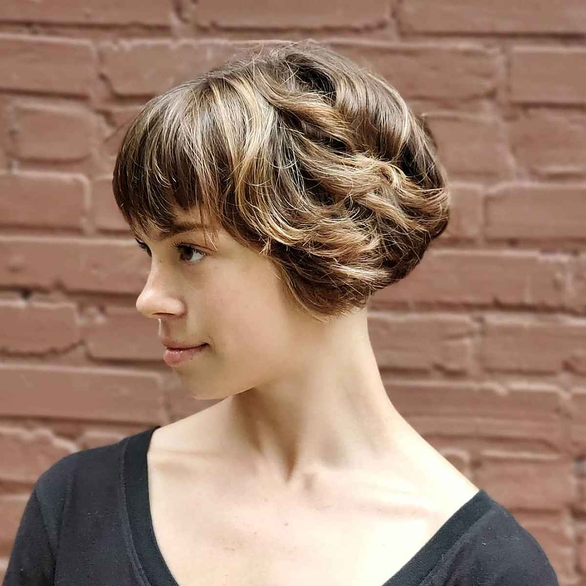 Vintage-Inspired Short Bob