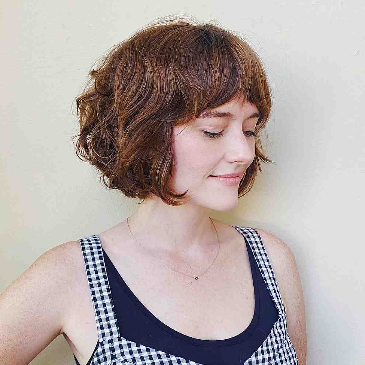 Charming Bob with Bangs