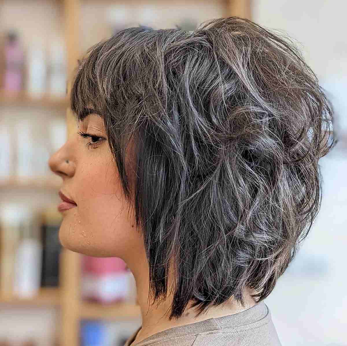 Short Wolf Cut for Thick Hair