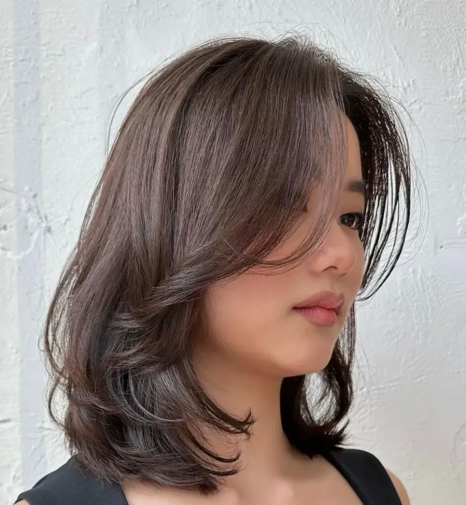 Sophisticated Lob for Thin Hair