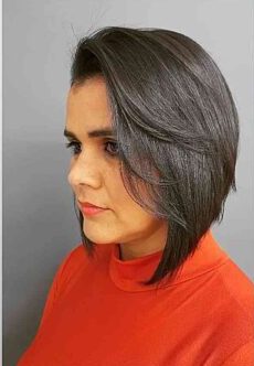 Captivating and Complimentary Alluring A-Line Bob Hairstyle