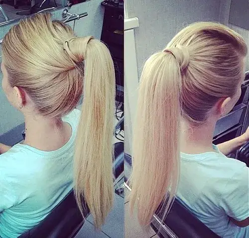 Stylish High Ponytail with a Modern Touch