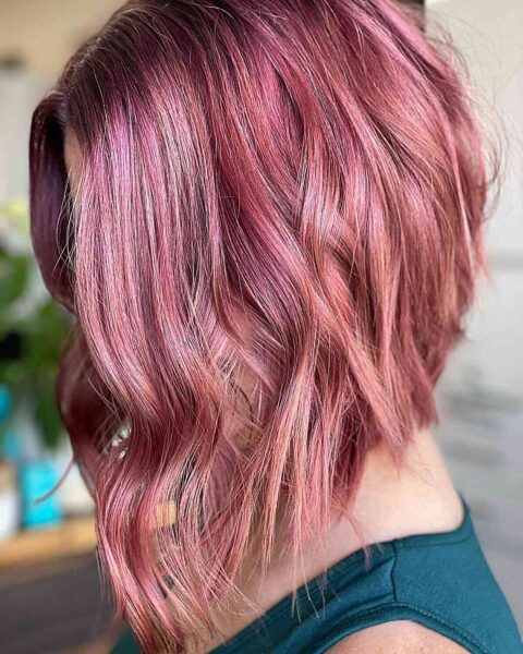 Energetic Edgy A-Line Bob Hairstyle with Bold Character