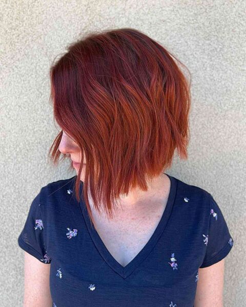 Layered A-Line Bob Hairstyle
