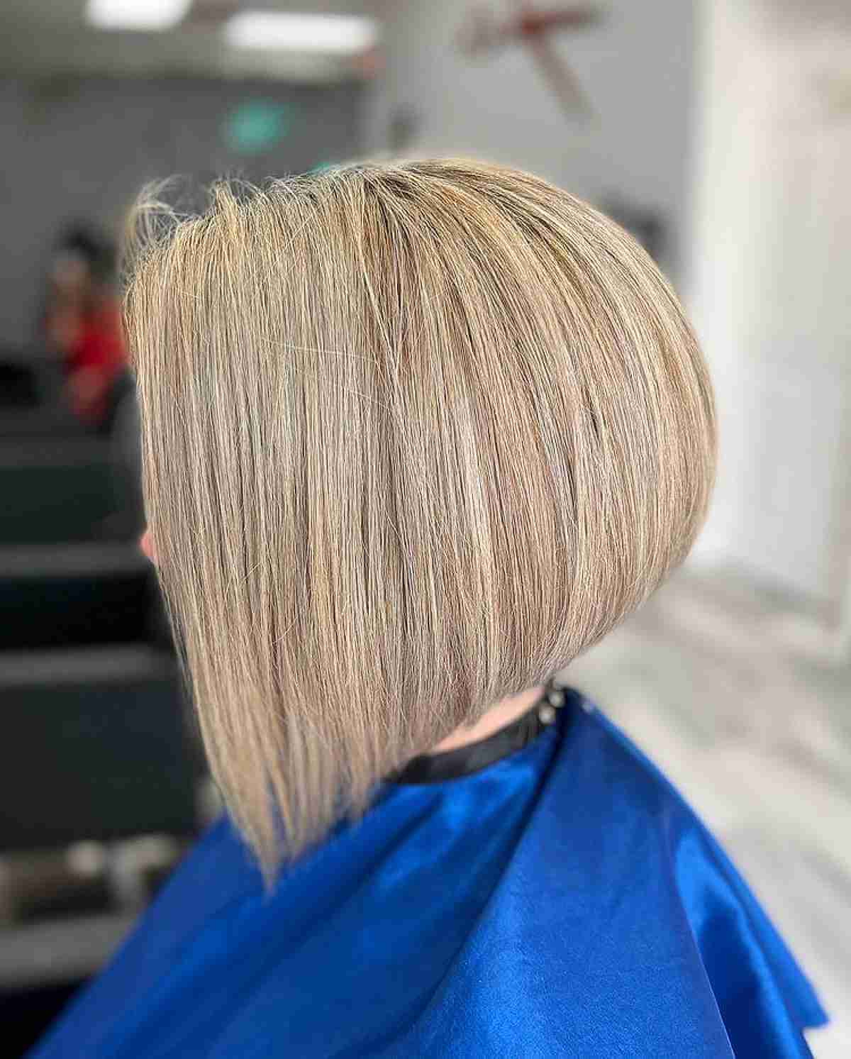 Edgy Inverted Bob with Razor-Cut Dramatic Angles