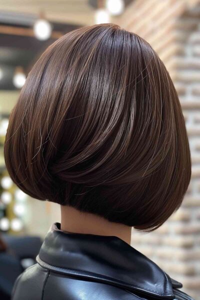 Gleaming Fullness in Round Bob Cut Hairstyl