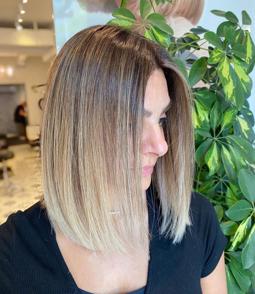 Stylish Straight-Edged Bob