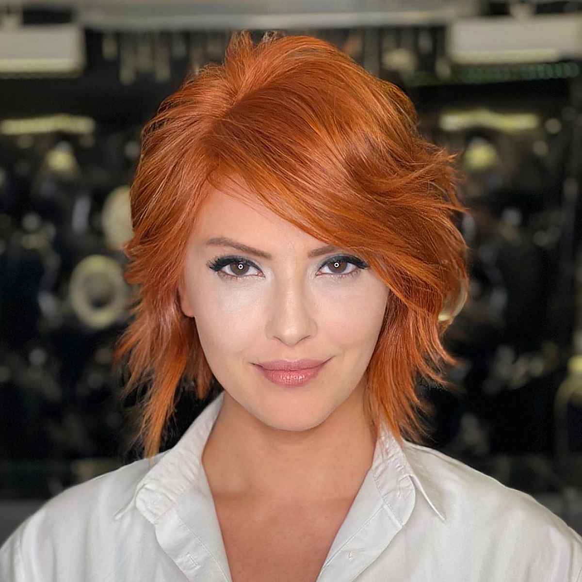 Most Stylish Copper Red Bob