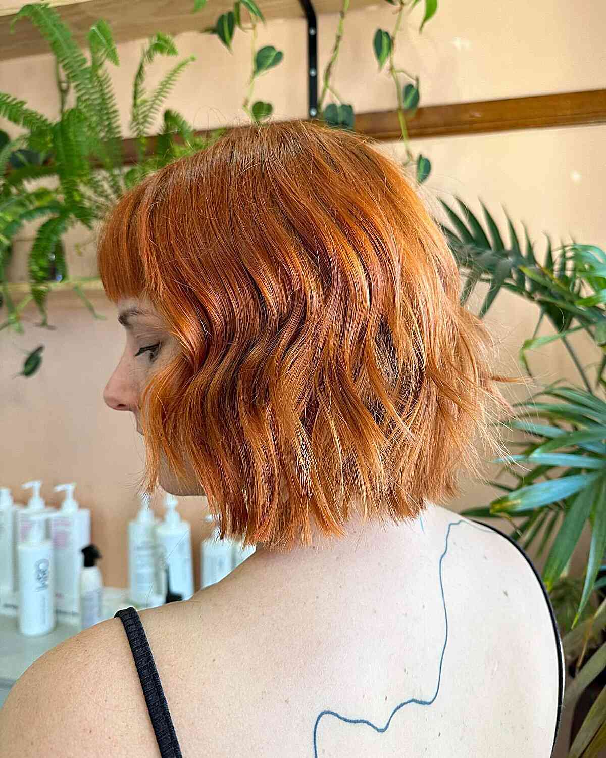 Golden Hair with Copper Highlights