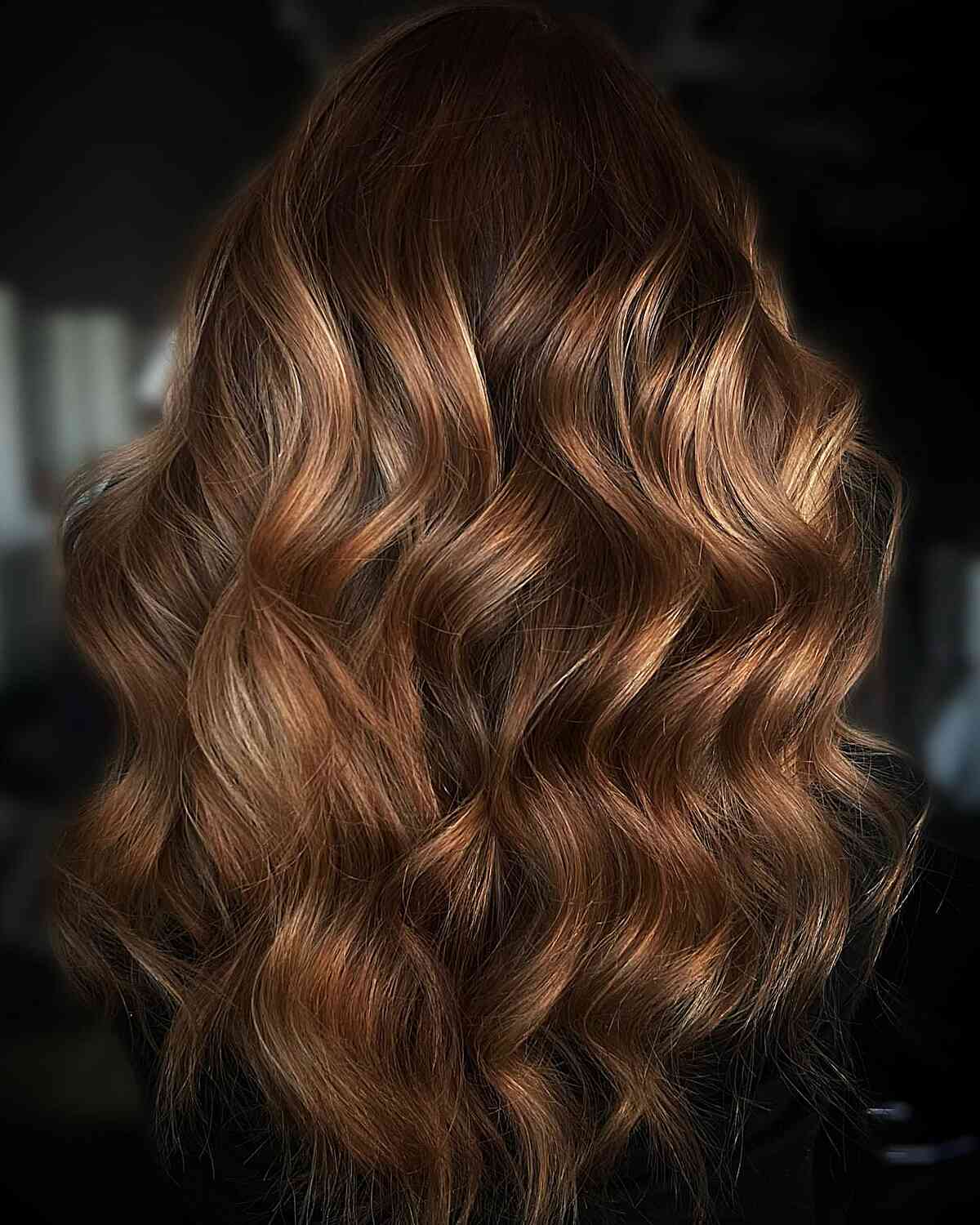 Delicate Sandy Brown Copper Curls